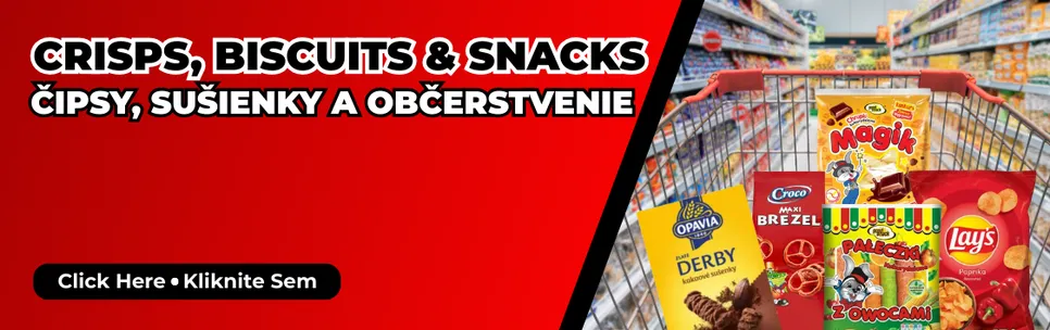 Crisps, Biscuits & Snacks