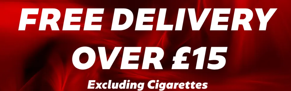 Free Delivery On Order Over £15 Banner
