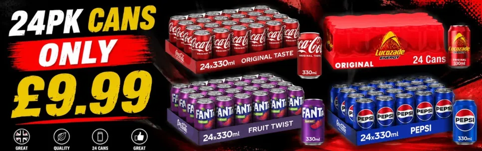 24 Pack Cans 