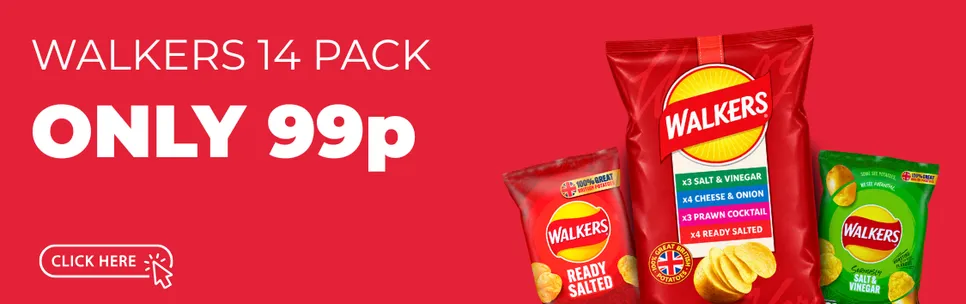 99p Walkers Variety 14pk