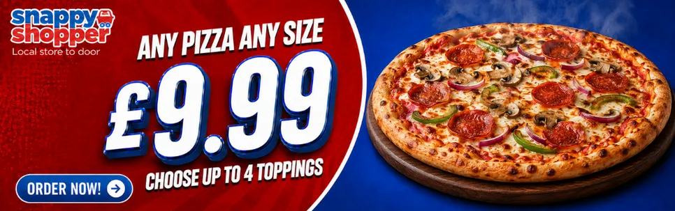 Any Pizza Any Size Only £9.99