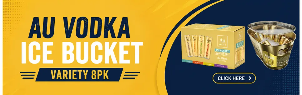 Au Vodka Ice Bucket Variety 8Pk