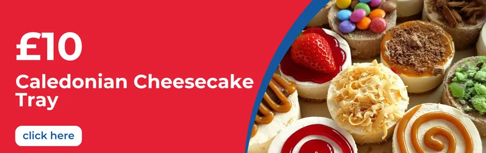 Caledonian Cheesecake Tray £10