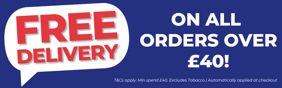Free delivery over £40