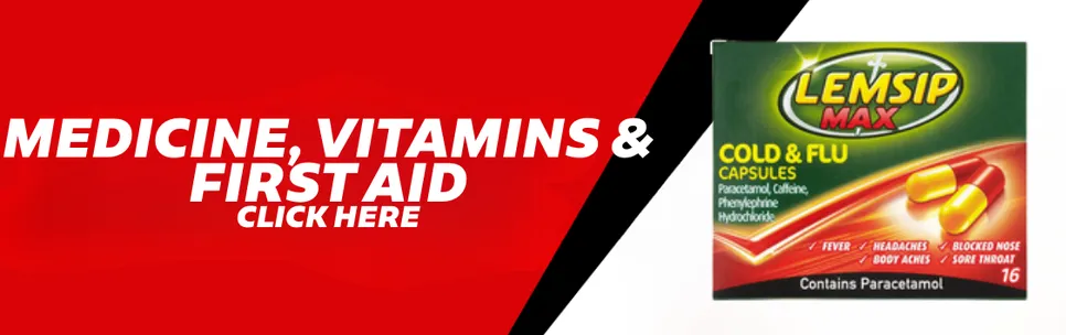Medicines, Vitamins & First Aid