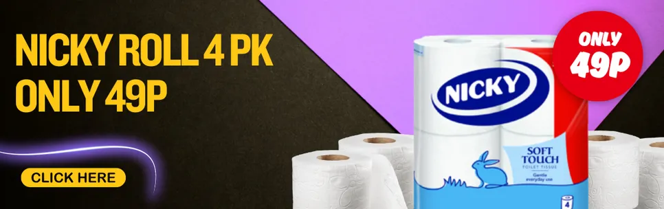 Nicky Toilet Roll 49p