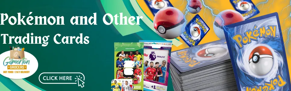 Pokémon and football trading game cards
