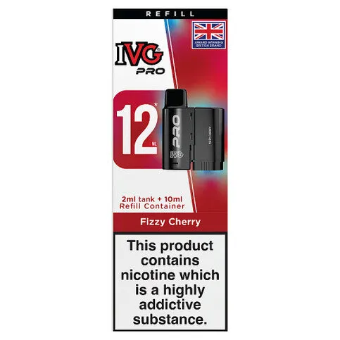 IVG Pro 12 Prefilled Pod Refills Fizzy Cherry 12ml