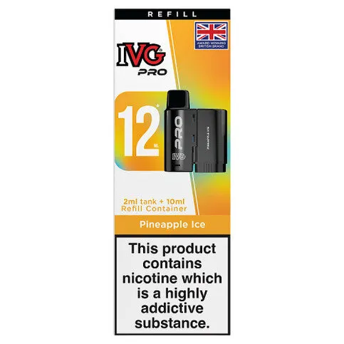 IVG Pro 12 Prefilled Pod Refill Pineapple Ice 12ml