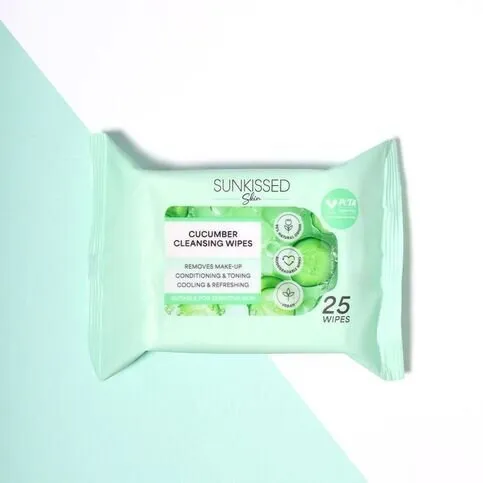 2x Cucumber Face Wipes