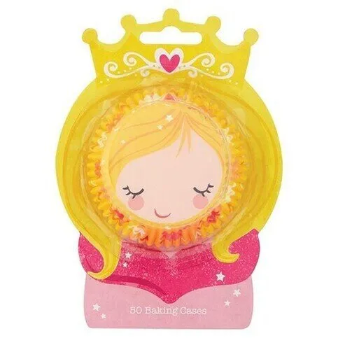 50 princess baking cases