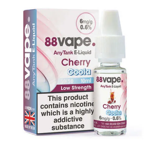 88 Vape 6mg Cherry Coola