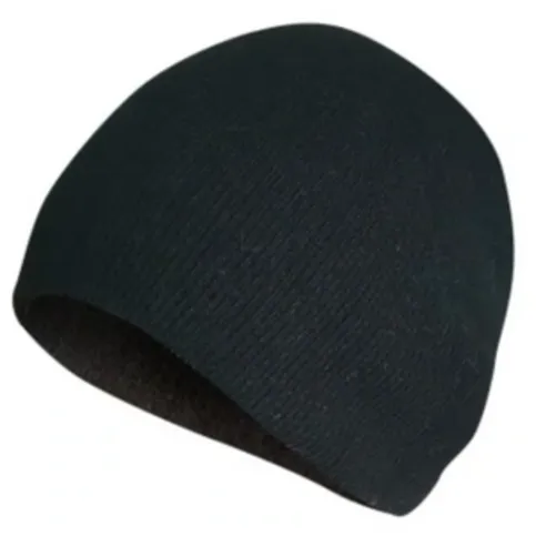 Adult Black Beanie Hat