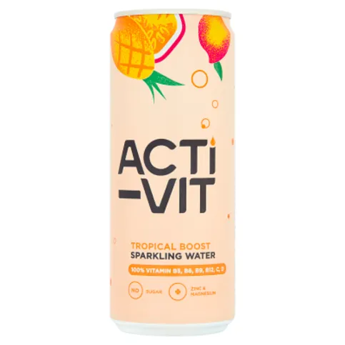 Acti-Vit Tropical Boost Sparkling Water 330ml