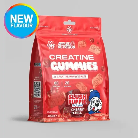 AN Creatine Gummies, Slush Puppie Cherry Chill, 400g