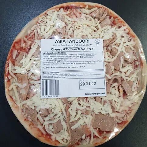 Asia Tandoori Chicken & Donner Pizza