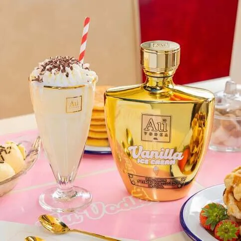 AU Vodka Vanilla Ice Cream Cream Liqueur 70cl