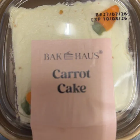 BAKE HAUS CARROT CAKE