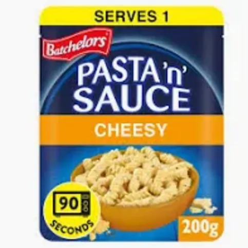 BATCHELORS PASTA N SAUCE MICROWAVEABLE CHEESY PASTA 200G