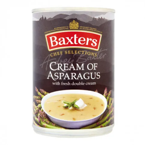 BAXTERS LUXURY CREAM OF ASPARAGUS SOUP 400G