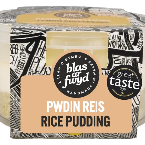 Blas Ar Fwyd Rice Pudding 200g