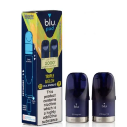 Blu Pod Triple Melon Vape Pods 20mg/ml 2 Pack