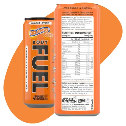 Body Fuel Energy Drink, Orange 330ml