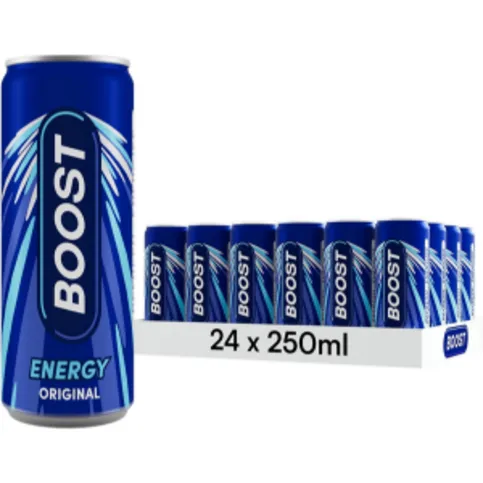Boost Original Energy Drink 24 Pack  250ml Cans
