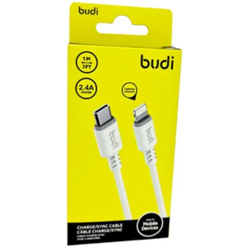 Budi 2.4a Usb-c To Lightning Cable 1m
