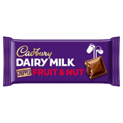 Cadbury dairy fruit & nut bar 95g