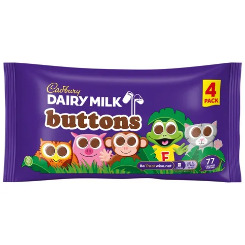 Cadbury Dairy Milk Buttons 4 Pack