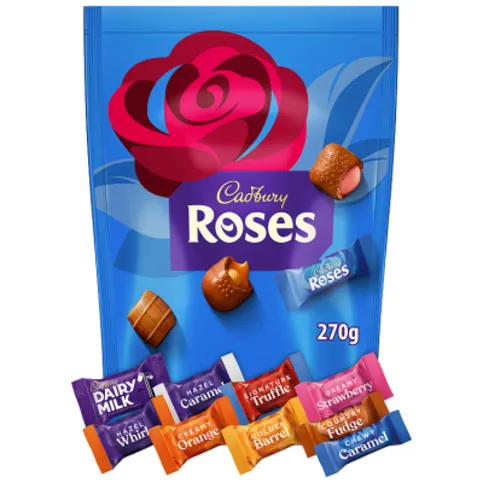 Cadbury Roses Pralines Chocolate Pieces-assorted 270g