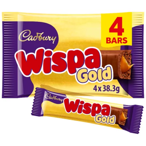 Cadbury Wispa Gold 4Pk 153.2G