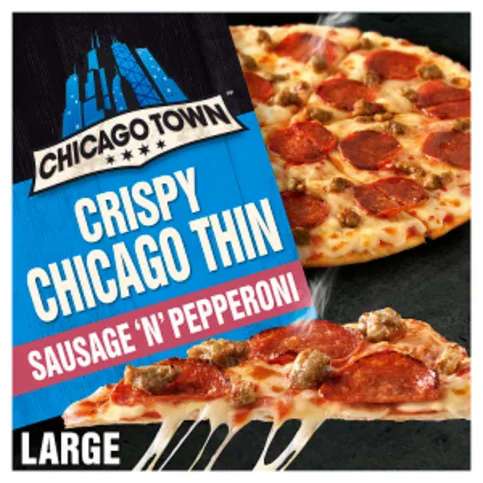 Chicago Town Large Crispy Thin Sausage Pepper 431g