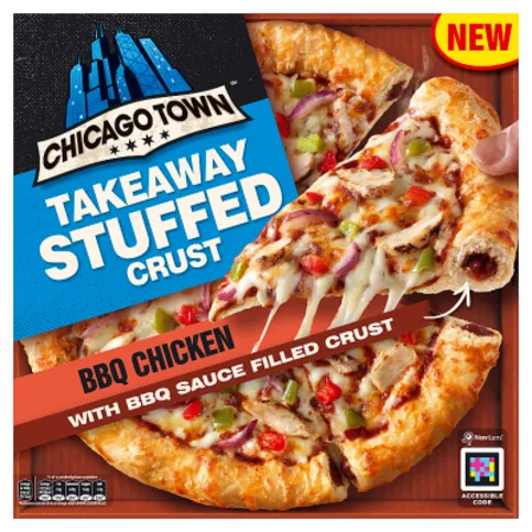 Chicago Town Takeaway Large Stuffed Crust Bbq 679g