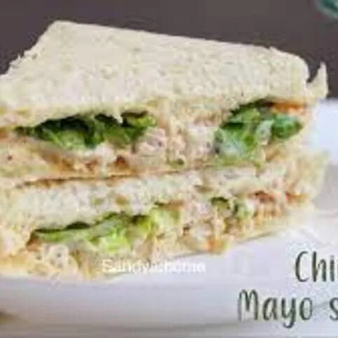 Chicken Mayonnaise Salad Sandwich (White Bread)