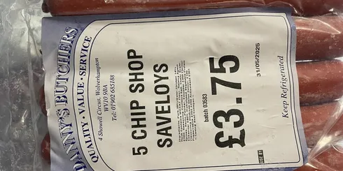 Chip Shop 5 Saveloys 