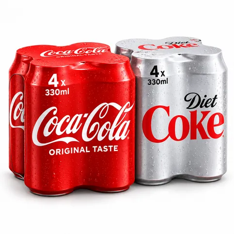 Coca Cola / Diet Coke 4 Pack 99p
