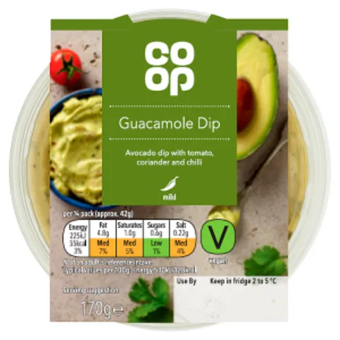 Co-ор Guacamole Dip 170g