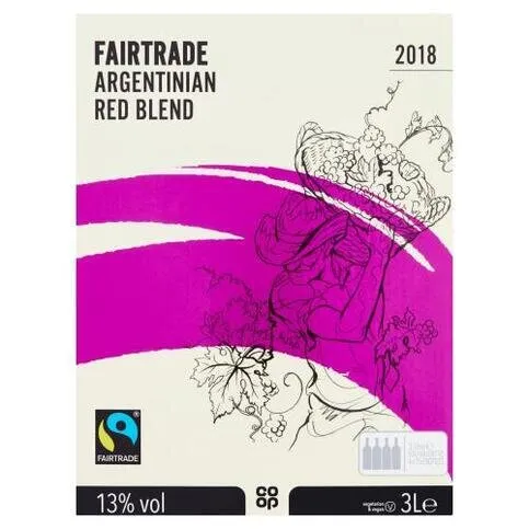 Co-op Fairtrade Red Blend Box 3L