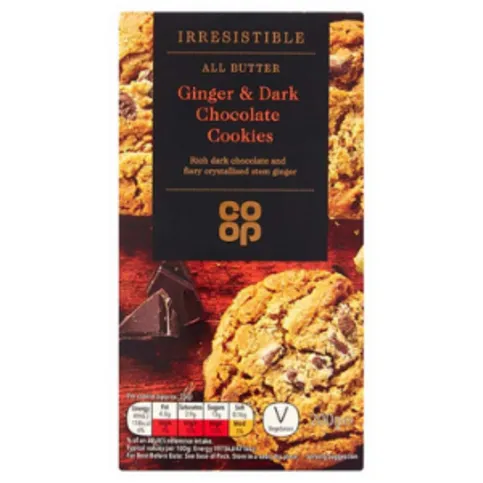 Co-op Irresistible All Butter Stem Ginger Cookies 200g