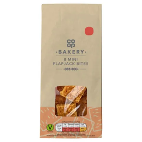 Co-op Mini Flapjack Bites 8 Pack