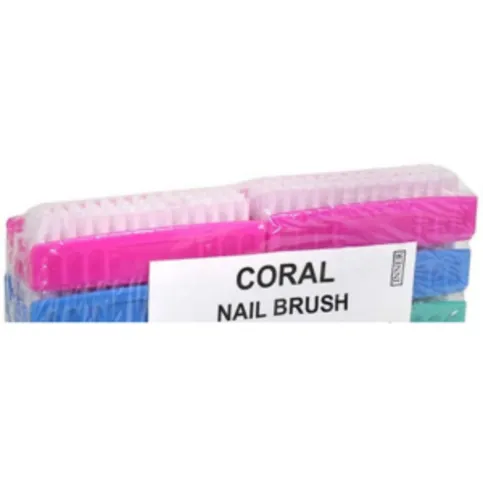 Coral Nail Brush