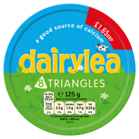 Dairylea 8 Triangles 125g