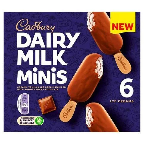 Dairy Milk Mini Icecream x 6