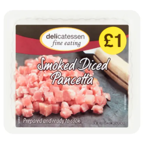 Delicatessen Fine Eating Smoked Diced Pancetta 80g