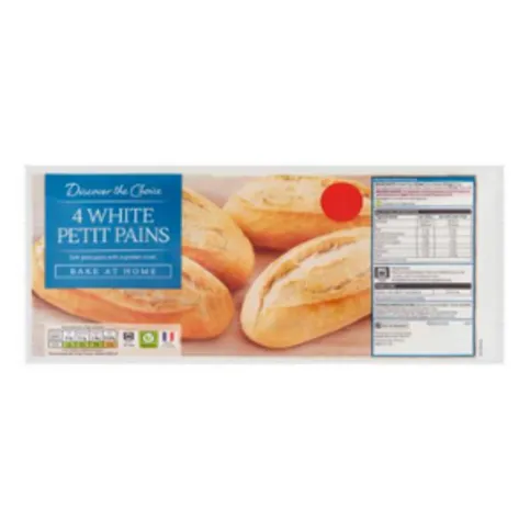 Discover the Choice White Petit Pains 4 Pack