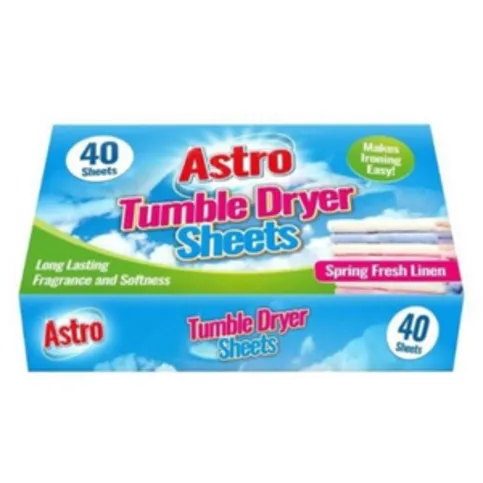 Astro Tumble Dryer Sheets Fresh Linen 40 Pack