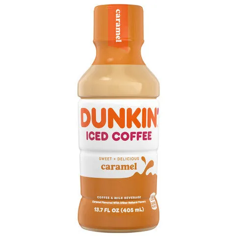 Dunkin Caramel iced coffee USA 