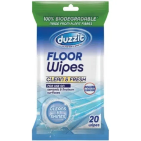 Biodegrabale Floor Wipes Clean & Fresh 20 Pack